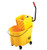 Rubbermaid WaveBrake 35 qt Mop Bucket Yellow(BOXDAMAGE)