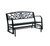 Living Accents Steel Bench Glider