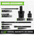 3/8" Drive Impact Socket Set, 52 Piece Standard SAE (5/16-3/4 inch) and Metric (8-22mm) Shallow & Deep Sockets