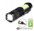 Mini Rechargeable LED Flashlight Use XPE COB Lamp Bead Double Light Source Flash Light