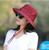 Unisex Summer Sunscreen Wide Brim Bucket Hats