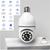 Bulb Surveillance Camera Full Color Night Vision Automatic Human Tracking Zoom Indoor Security Monitor Wifi Camera Smart Home