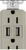 Legrand radiant 15-Amp 125-volt Tamper Resistant Residential Decorator USB Outlet Dual Type A, Nickel