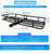 Basket Rack 53"(L) X 19"(W) X 5.5"(H) Universal Hitch Mount Luggage Carrier