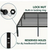 Classic Metal Platform King Bed Frames with Headboard and Footboard
