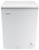 Hotpoint 4.9 cu ft Chest Freezer Convertible to Refrigerator – White, LED Interior Light, Removable Basket, Exterior Controls