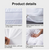 Luxury 5-Star Hotel Quality Pillows, 19x29 Inches – Deep Sleep Neck Support, All-Season, Non-Sagging High Loft, Hypoallergenic, Machine Washable