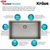 KRAUS 32-Inch Undermount Kitchen Sink – 16 Gauge T304 Stainless Steel – Deep Single Bowl with Grid & Drain – NoiseDefend Soundproofing – Commercial Grade Satin Finish
