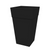 Bloem Finley 25 in. H X 14.65 in. W X 14.65 in. D Resin Tall Tapered Planter Black