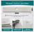 Faucet Mat for Kitchen Sink - 23.6'' Long Diatomite Fast Drying Stone Sink Tray