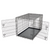 Pet Essentials Large Steel Dog Crate Black – 30 in. H x 28 in. W x 42 in. D