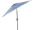 allen + roth 9-ft Aluminum Blue Auto-tilt Market Patio Umbrella