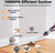 Cordless Car Handheld Vacuum – 16KPA Powerful Suction Mini Portable Vacuum Cleaner, 7-in-1 Rechargeable Handheld Vacuum with Ultra Low Noise for Car, Home & Office