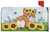 Sunflower Corgi Dog Mailbox Cover – 21" x 18" Magnetic Waterproof Mailbox Wrap for Spring & Summer, Standard Size Decorative Post Box Decor