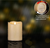 Mingfuxin Outdoor Candles with Timer – Waterproof Flickering Flameless LED Candles with Remote, Battery Operated Fake Candles for Lantern, Patio, Bathroom (3-Piece Set)