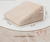 Faux Fur Wedge Pillow for Sleeping, Alleviate Acid Reflux Firm Foam Wedge Pillow Wedge for Sleep Apnea, Snoring, After Surgery