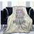 Hippo with Heart Glasses Fleece Blanket – Ultra‑Soft Flannel, Lightweight All‑Season Throw, Anti‑Pilling, Wrinkle & Fade Resistant, Machine Washable