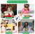 Little Jupiter Paint & Stick (Land) – DIY Mosaic Wood Painting Kit for Kids, Makes 4 Art Pieces, Paint‑by‑Numbers + Wood Stickers, Ages 7–12