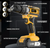20V Cordless Drill Set – 2‑Speed, 2.0Ah Li‑ion, 18+3 Clutch, 45 Nm Max Torque, 3/8" Keyless Chuck, LED Work Light, Attachments Included