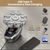 Men's Electric Shaver – Intelligent LED Display, Wet/Dry Full Body Wash, USB‑C Fast Charging, Rotary Floating Heads, Model YK‑312