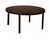 Living Accents Pasadena Round Table – 41.77" Brown Aluminum, Powder‑Coated, Weather & UV Resistant, Outdoor Patio Furniture