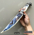 13" Eagle Design Collectible Knife – Non-Sharpened Stainless Steel Blade, Decorative Fantasy Dagger with Scabbard