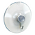 Crawford Large Plastic Suction Cup Hook – 2.25" L × 2.25" W, Clear, 6 lb Capacity, Indoor/Outdoor Use