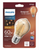 Philips A19 E26 LED Vintage Filament Bulb – Amber Glass, 60W Equivalent, Warm White, Nostalgic Design