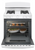 Hotpoint 30" Freestanding Natural Gas Range, 4.8 cu. ft. Capacity with 4 Sealed Burners & Broiler in White