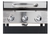 Master Forge Black and Silver/Porcelain and Stainless Steel 3 -Burner Liquid Propane Gas Grill