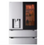 LG Standard-Depth InstaView MyColor 28.6-cu ft 4 -Door 36-in Wide Smart Compatible French Door Refrigerator with Dual Ice Maker with Water and Ice Dispenser and Door within Door ( PrintProof Stainless Steel ) ENERGY STAR Certified