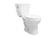 Cato Berlin 1.28 gal White Round Complete Toilet