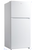 Midea Fingerprint Resistant 20.5-cu ft Standard-Depth 30-in Wide Top-Freezer Refrigerator ( White ) Garage Ready ENERGY STAR Certified