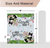Spring Cat Tulip Floral Mailbox Cover – Magnetic Standard Size 21x18 Inch,