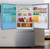 Hisense 17.2‑cu ft Counter‑Depth 32‑in Wide Bottom‑Freezer Refrigerator – Fingerprint‑Resistant Stainless Steel | ENERGY STAR® Certified, LED Lighting, 2‑Year Warranty (HRB171N6ASE)