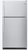 Whirlpool 20.5-cu ft Standard-Depth 33-in Wide Top-Freezer Refrigerator ( Fingerprint Resistant Stainless Steel )
