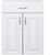 Estate 23.75-in W x 34.5-in H Wood composite White Wall-mount Utility Storage Cabinet