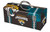 Jacksonville Jaguars Art Deco 16 in. Steel Tool Box - Multicolored
