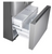 LG Counter-Depth 20.8-cu ft 3 -Door 33-in Wide with Ice Maker ( PrintProof Stainless Steel ) ENERGY STAR Certified