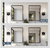 Farmhouse Wall Sconces 2-Pack Matte Black Clear Glass Dimmable Bathroom Bedroom