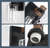 Farmhouse Wall Sconces 2-Pack Matte Black Clear Glass Dimmable Bathroom Bedroom