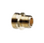 Gilmour Brass Double Male Hose Connector 1/2 & 3/4 in. Threaded Fitting Coupler