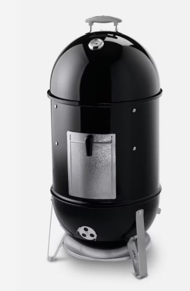 Weber 18-in Smokey Mountain Cooker Black Porcelain-enameled Vertical Charcoal Smoker