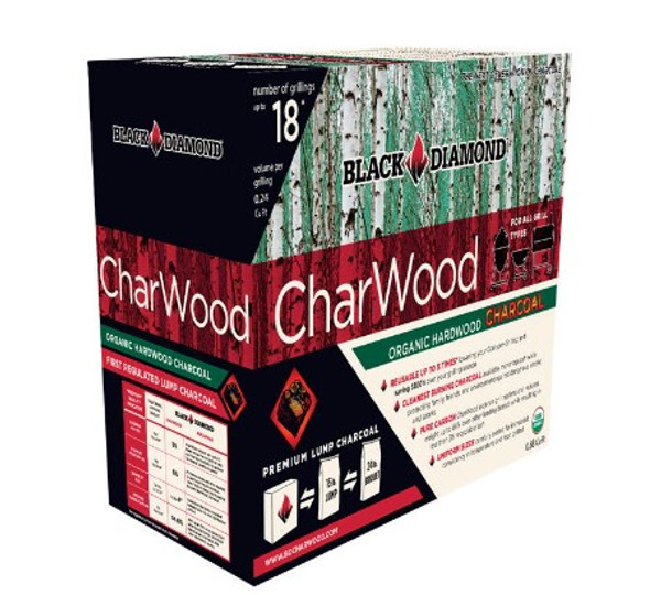 Black Diamond CharWood Lump Charcoal 0.88 lb Black Diamond CharWood Lump Charcoal 0.88 lb