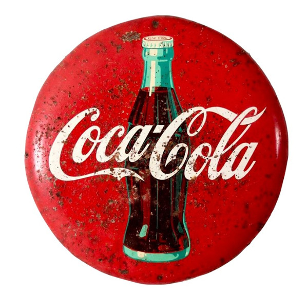 Coca Cola Embossed Tin Sign Coca Cola Embossed Tin Sign