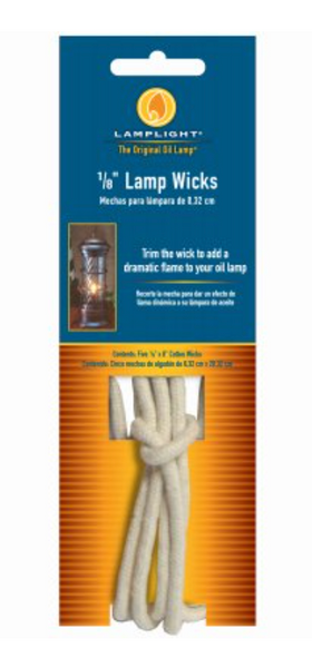 LAMPLIGHT FARMS 5-PACK 1/8-INCH ROUND WICK LAMPLIGHT FARMS 5-PACK 1/8-INCH ROUND WICK