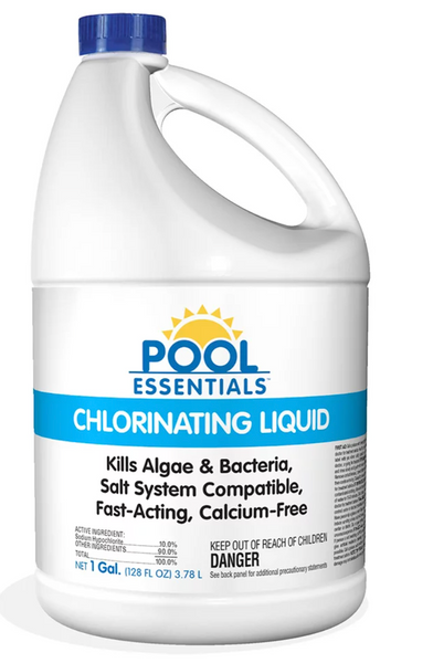 Pool Essentials Chlorinating Liquid for Swimming Pools, 1 Gallon