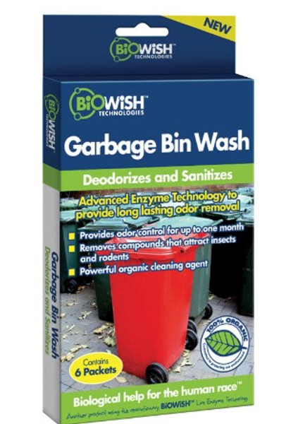 BiOWish Garbage Bin Wash 6 pk