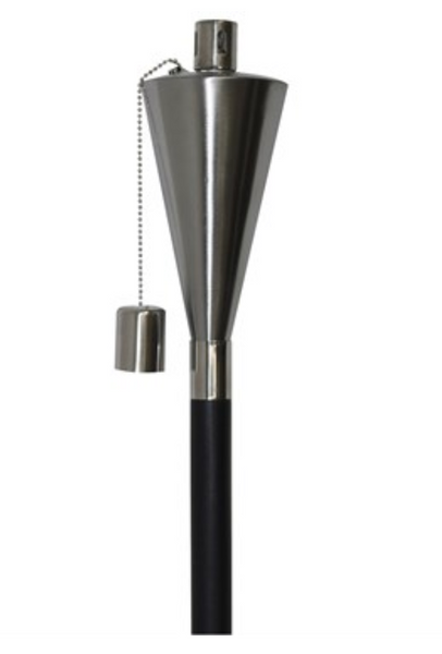 Patio Essentials® Stainless Steel Torch - Cone - Garden - 3.5in Diam x 5ft H