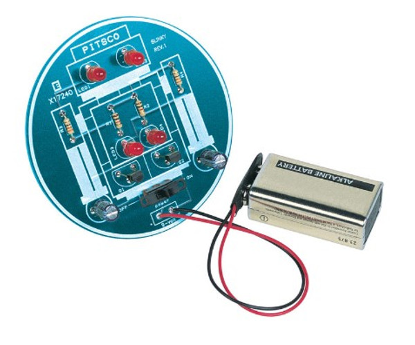 Hardware Science Blinky Robot Kit – Multi-Colored Plastic DIY Robot Kit for Fun and Learning